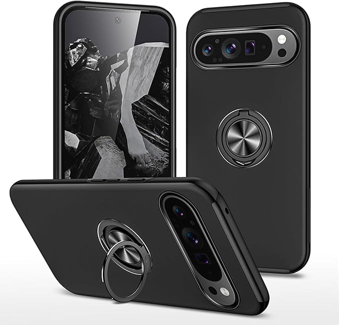 iPhone 15 Pro Hidden Ring Case - Black 27108 - image 1