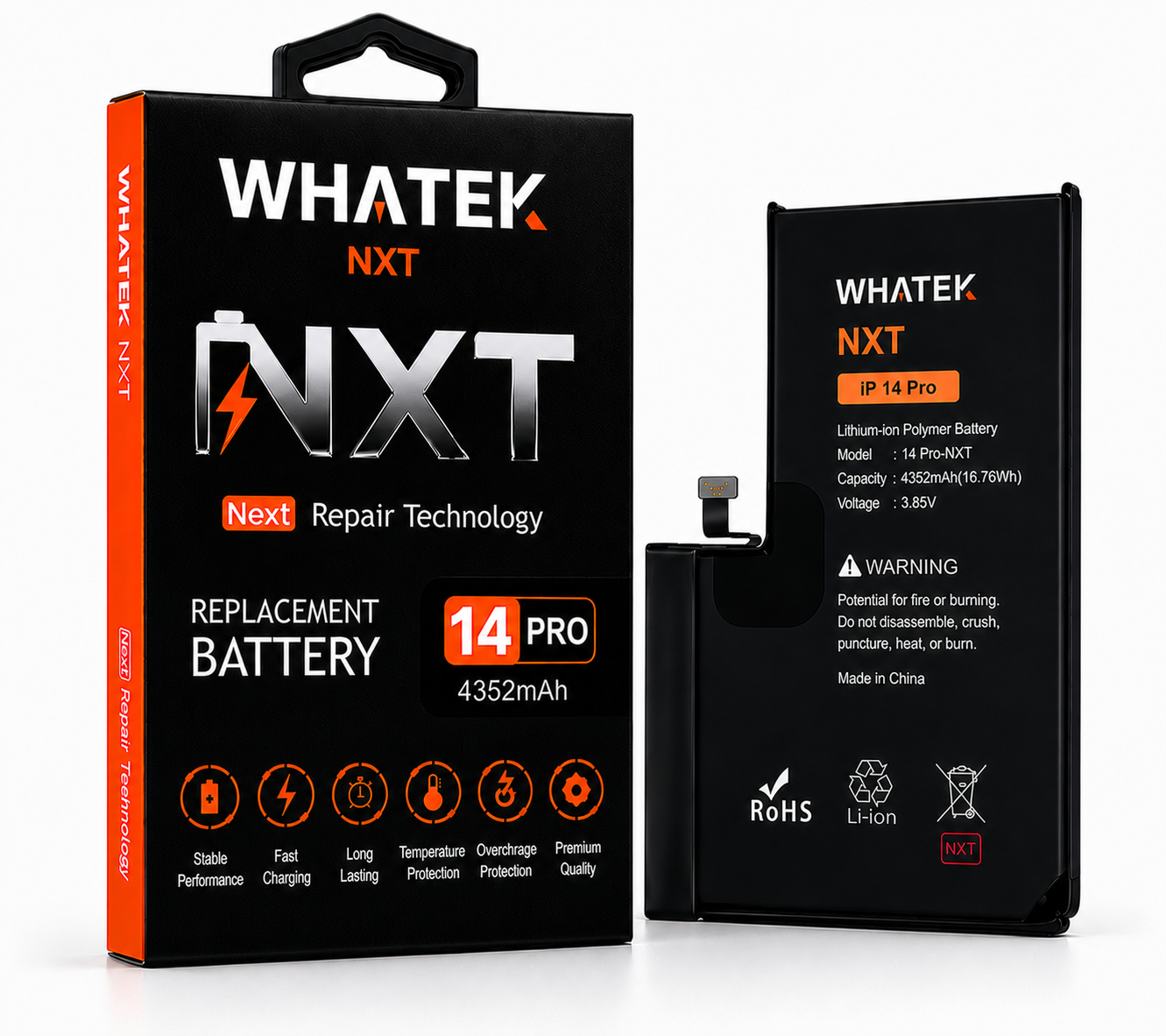 iPhone 14 Pro - NXT - Next Repair Technology Diagnostic Battery (3200 mAh) 36873 - image 1