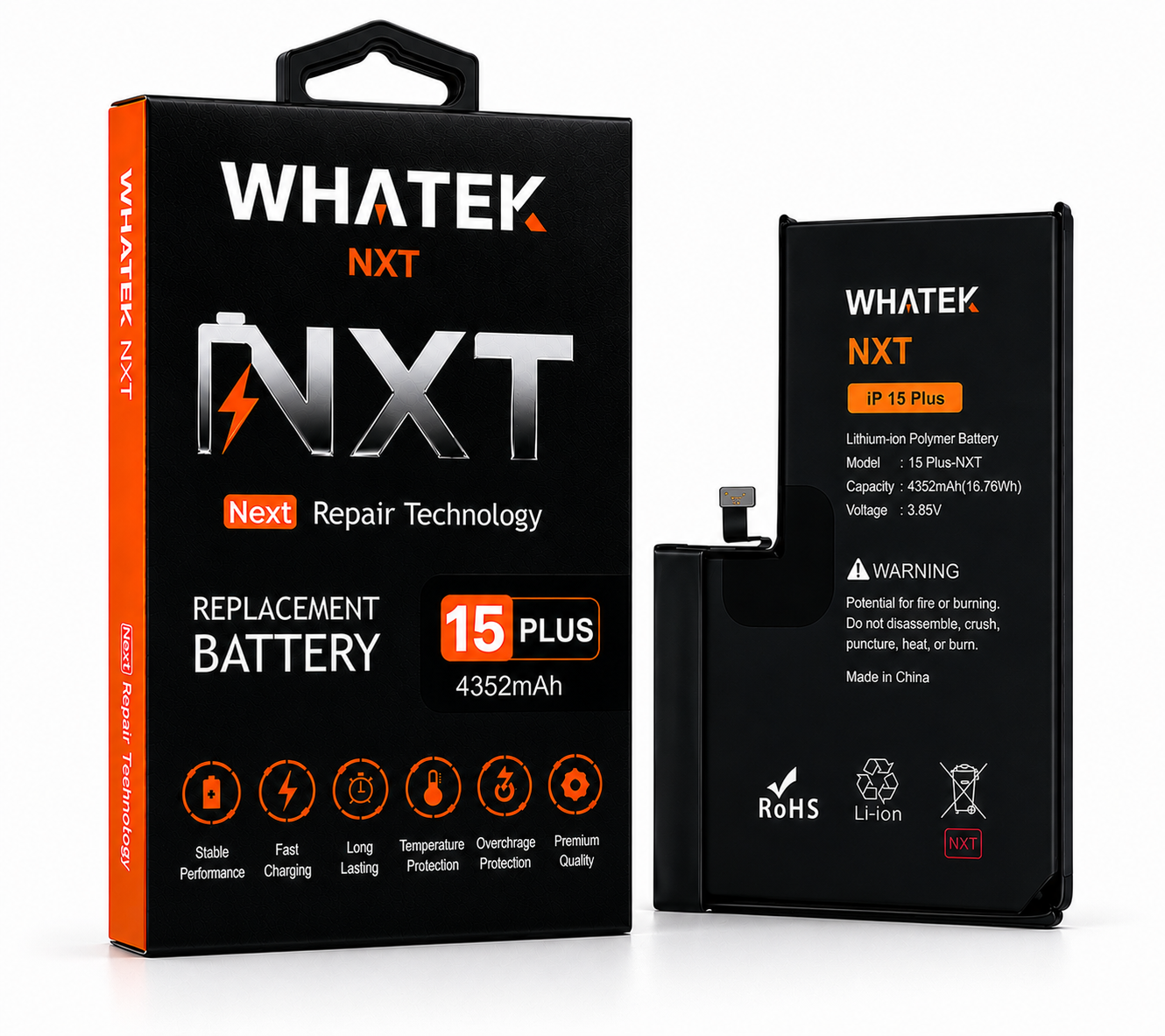 iPhone 15 Plus - NXT - Next Repair Technology Diagnostic Battery (4383 mAh) 36868 - image 1
