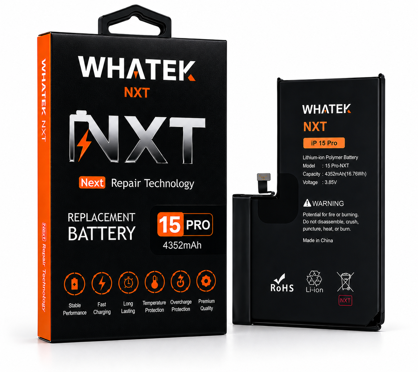 iPhone 15 Pro - NXT - Next Repair Technology Diagnostic Battery (3274 mAh) 36869 - image 1