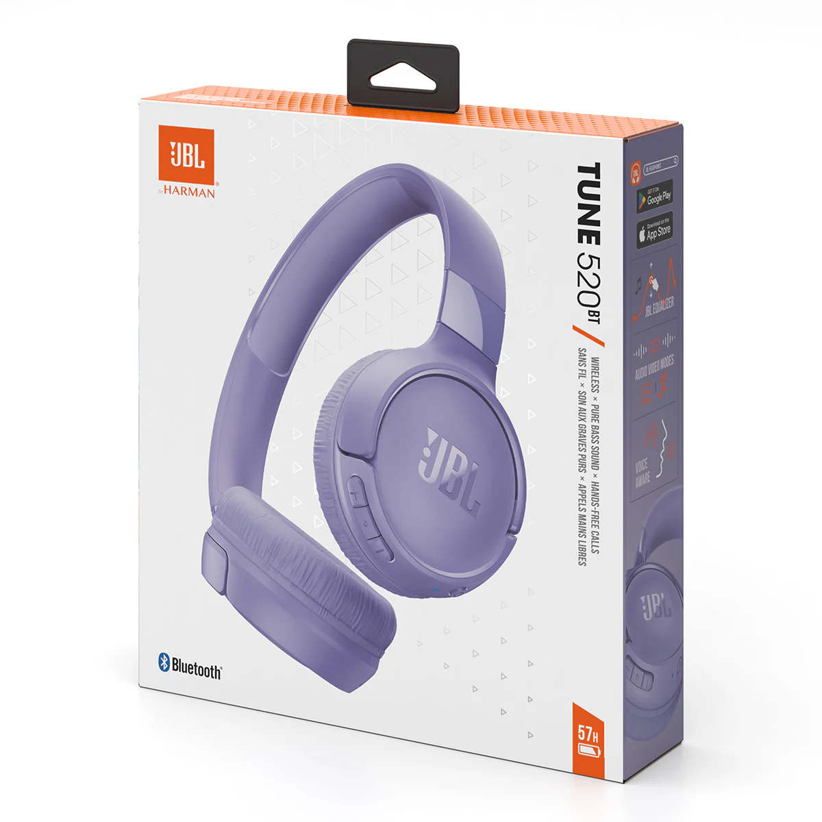 JBL Tune 520Bt Wireless Bluetooth Purple - (Not authorized for online sale.) 36459 - image 1