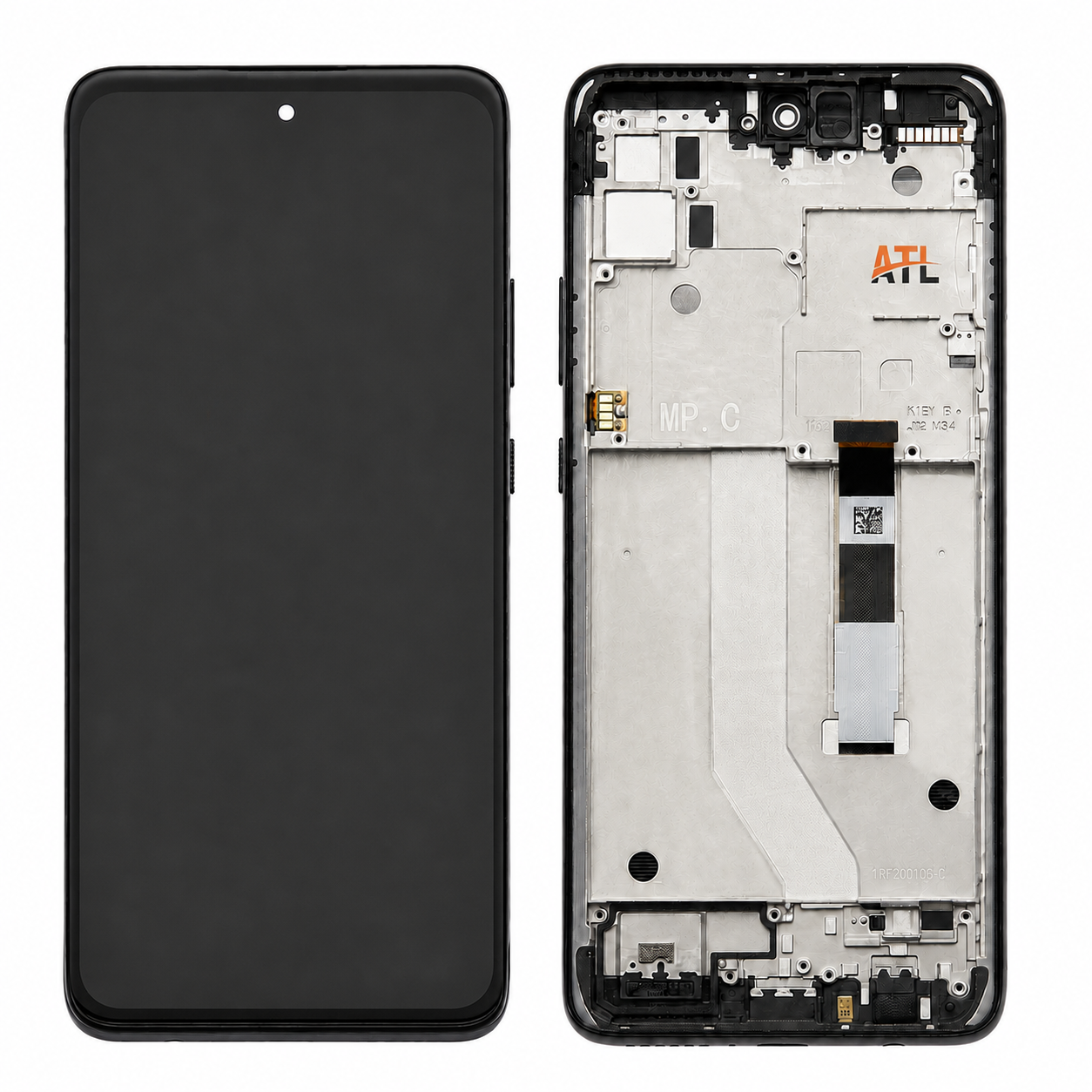 Moto One 5G Ace 2021 (XT2113-2) - Refurbished LCD Assembly With Frame (Volcanic Gray) 37235 - image 2