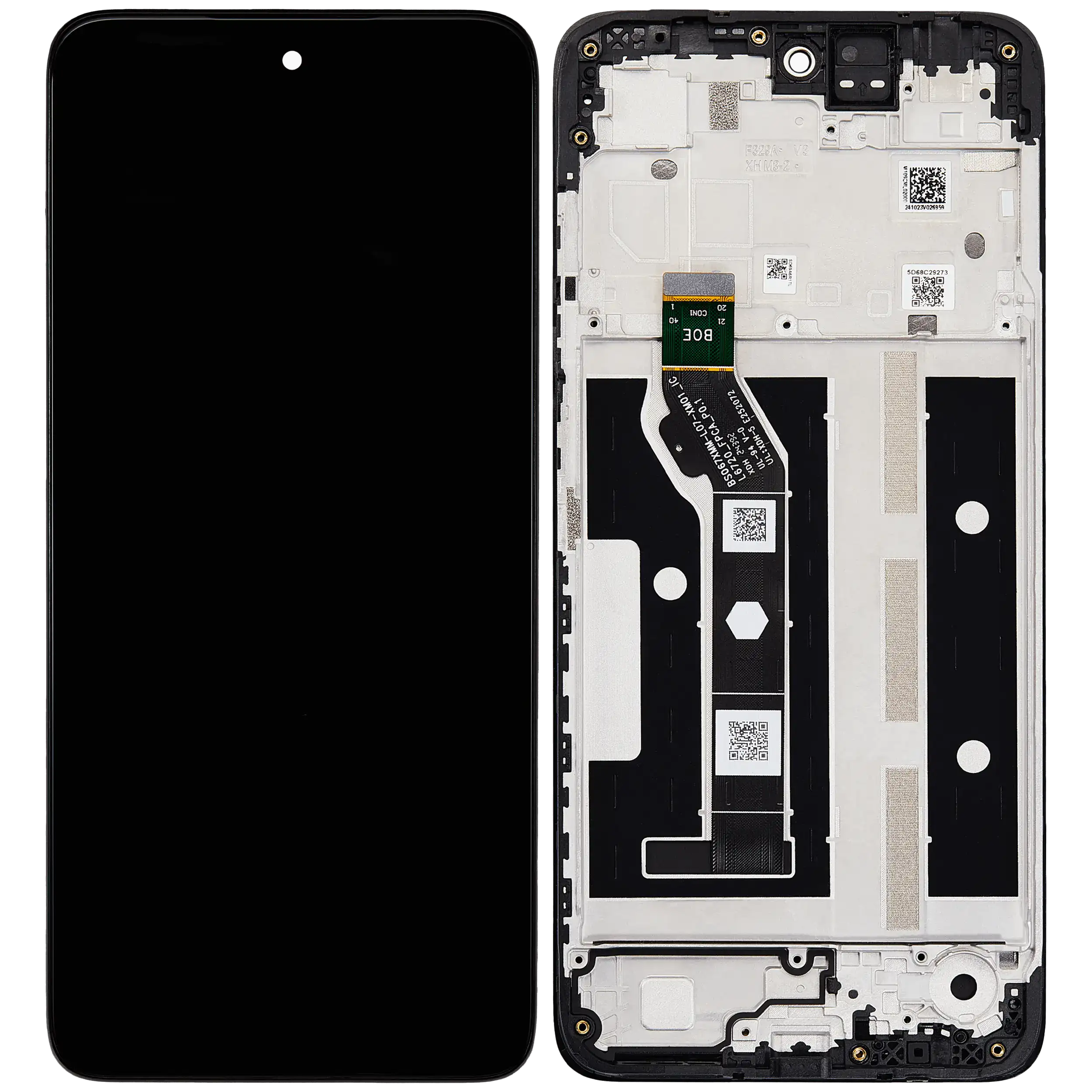 Motorola Moto G15 2025 (XT2521-3)/G15 Power 2025 (XT2521-5) - Refurbished LCD Assembly With Frame (All Colors) 37126 - image 1