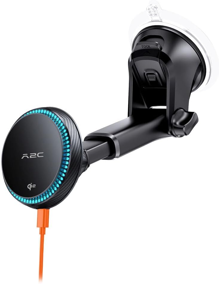 A2C QI2 WIRELESS CHARGING MAGSAFE (DASH-WINDSHIELD MOUNT) (WIRELESS) 37386 - image 1