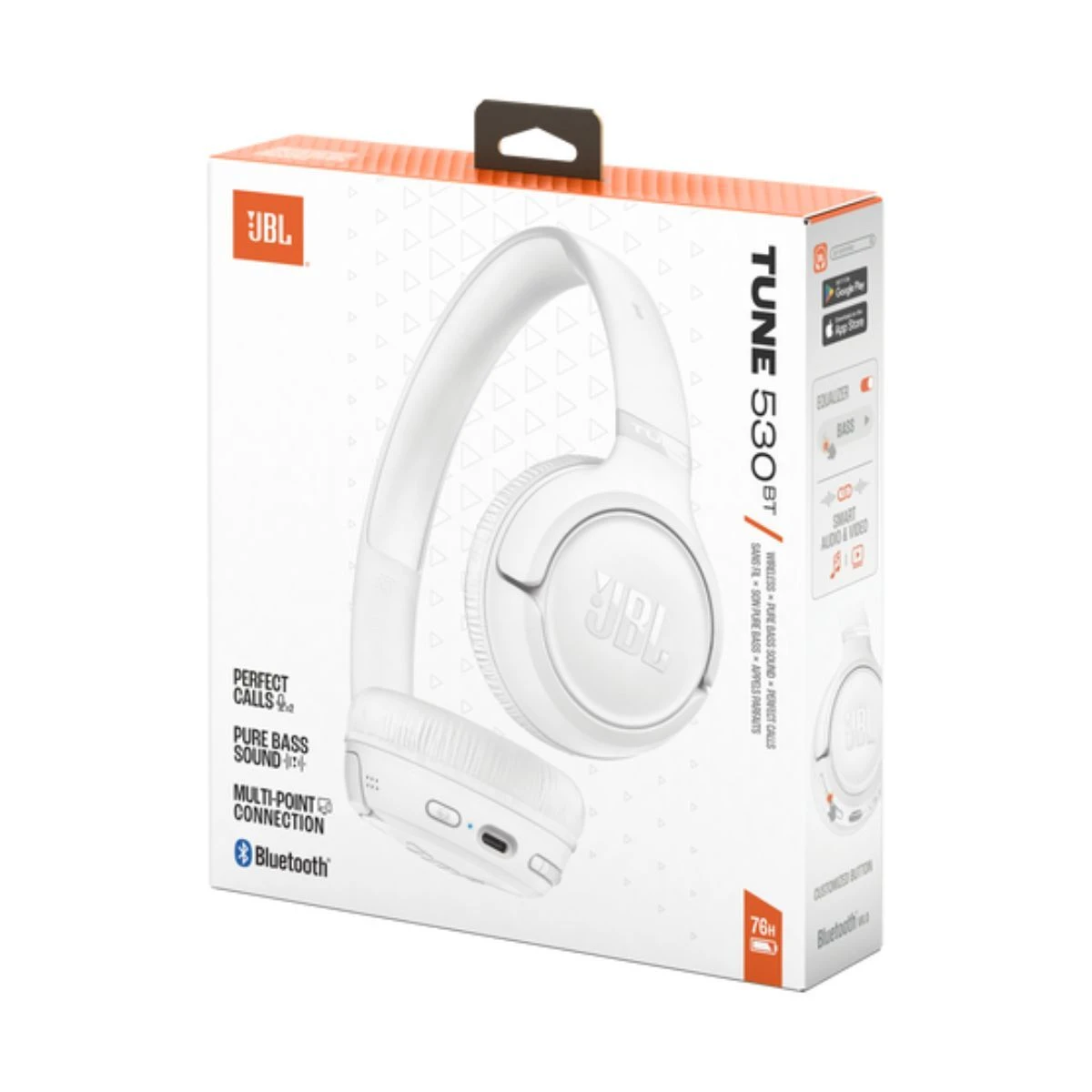 JBL Tune 530BT Wireless On-Ear Headphones - White (Not authorized for online sale.) 36448 - image 1