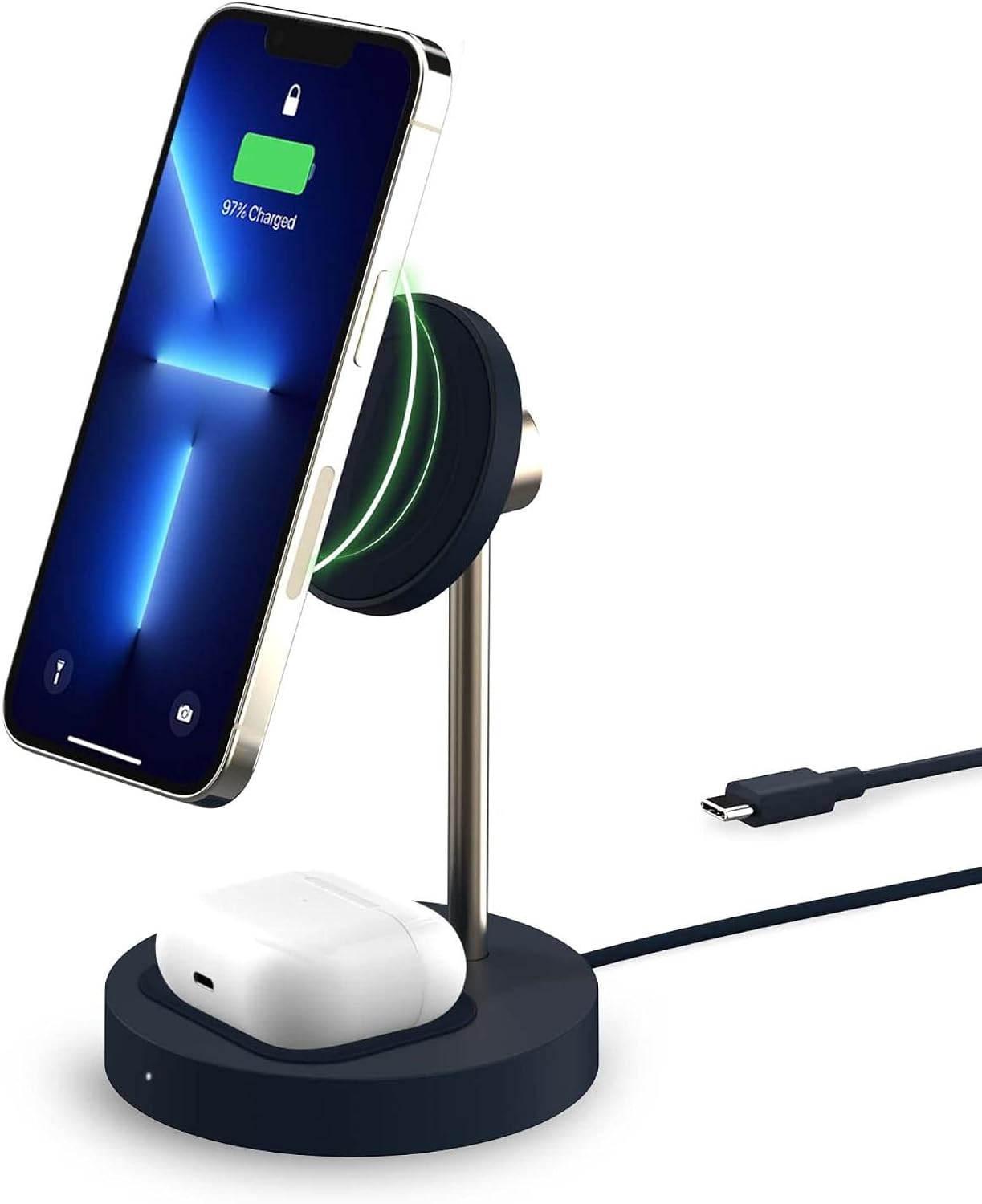 iOttie Velox Magnetic Wireless Charging Duo Stand - MGSFIO202 - Black (B0 - iOttie - C) 37387 - image 1