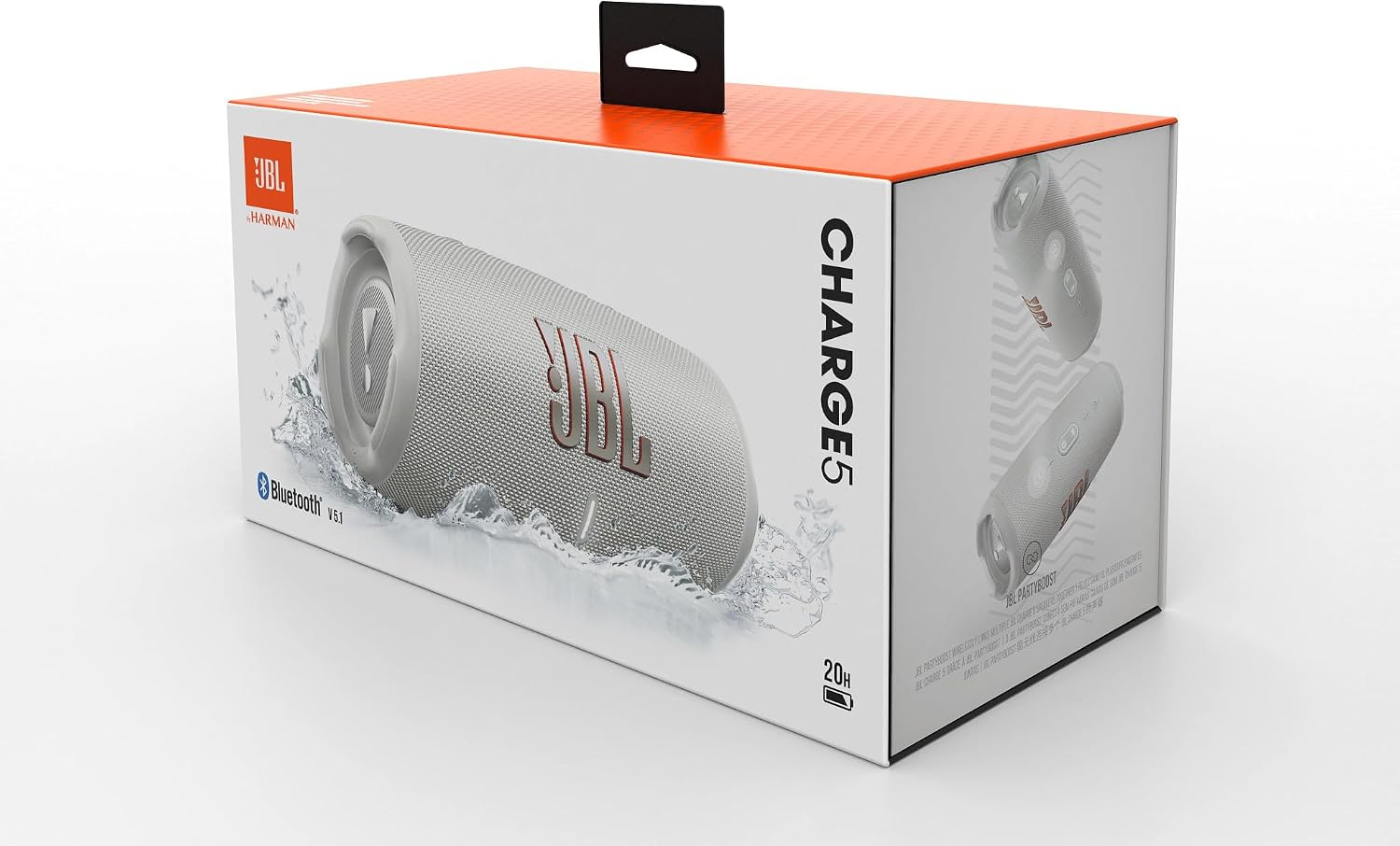 JBL CHARGE 5 BLUETOOTH SPEAKER WHITE (Not authorized for online sale.)-36281 36281 - image 1