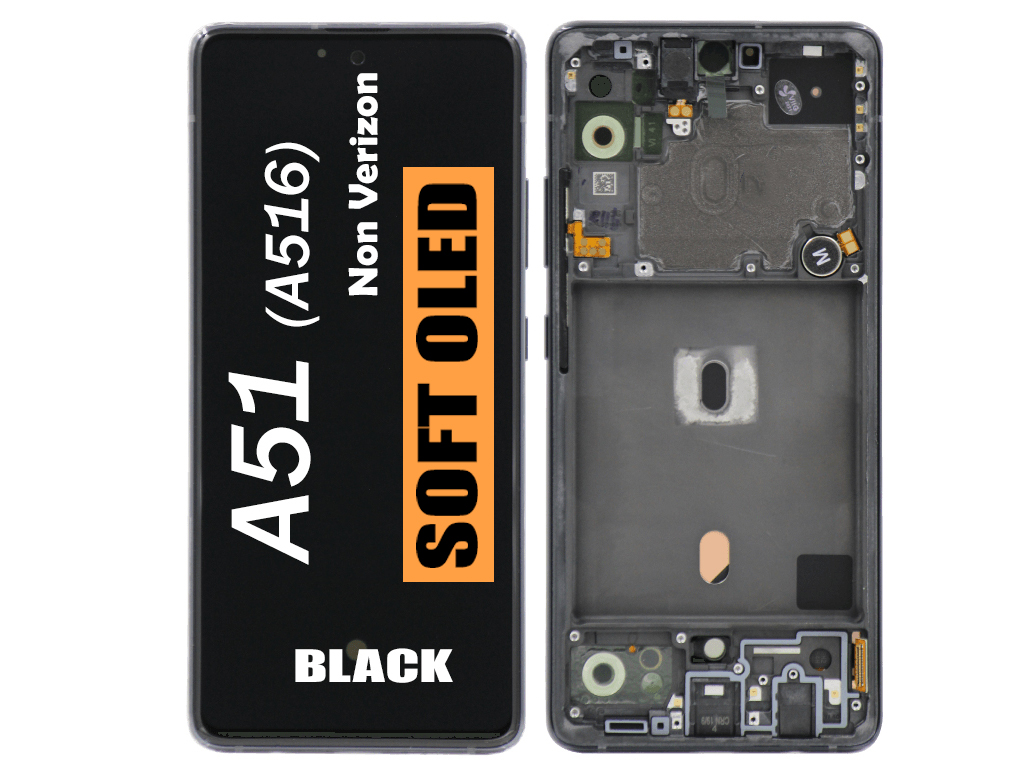 SAMSUNG A51 5G LCD WITH FRAME SOFT OLED QUALITY BLACK A516 (NON VERIZON 5G UW) 14822 - image 1