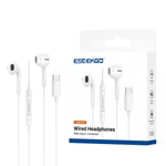ESEEKGO E-10C Type-C Hi-Fi Music Wired Earphone | White 34403 - image 2
