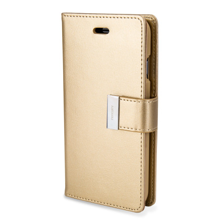 iPhone 12/12 Pro Flip Wallet Case With Hanging Rope (Gold) 37548 - image 1