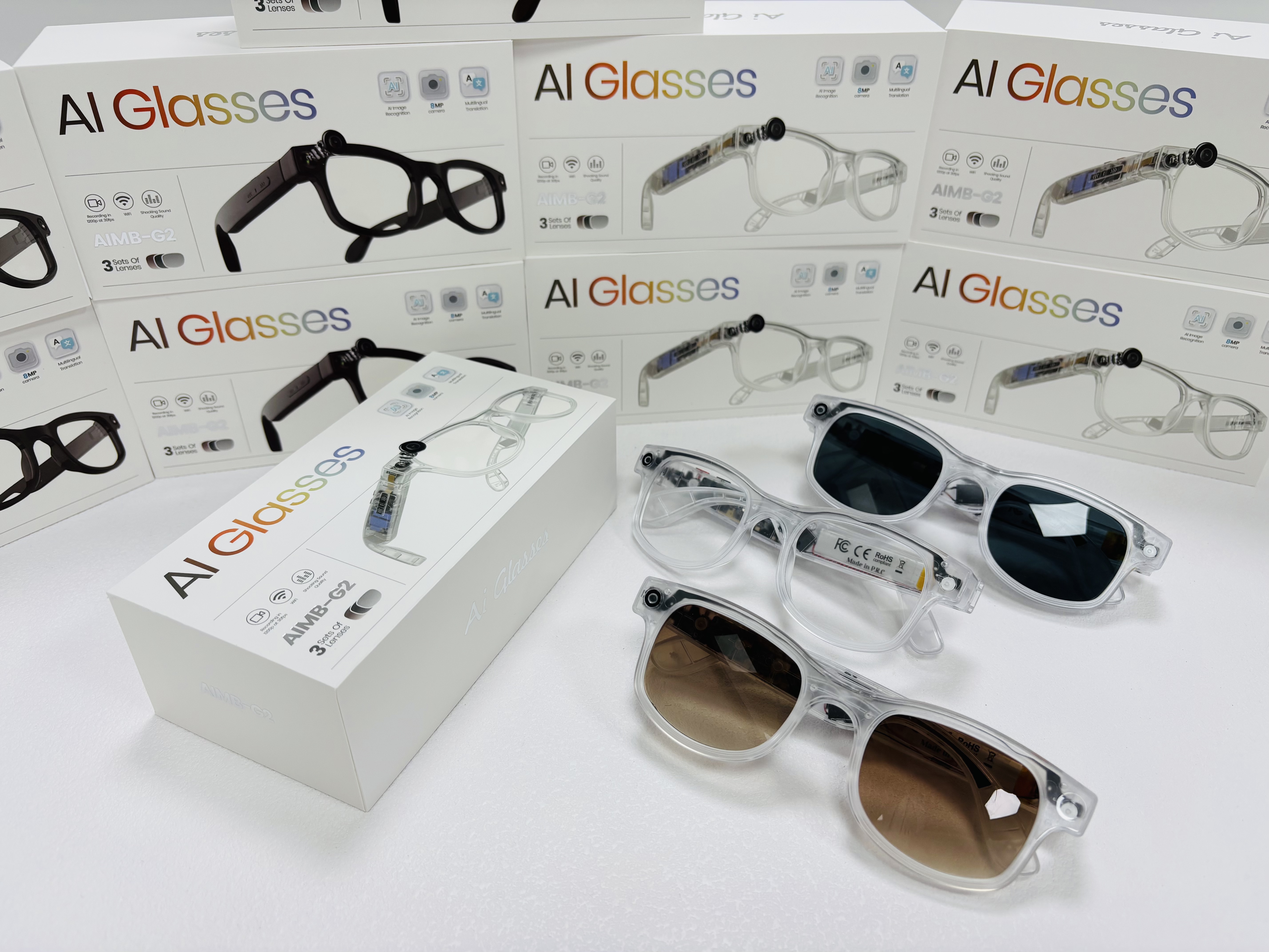 AIMB-G2 AI GLASSES WITH 3 SHADES 31412 - image 1