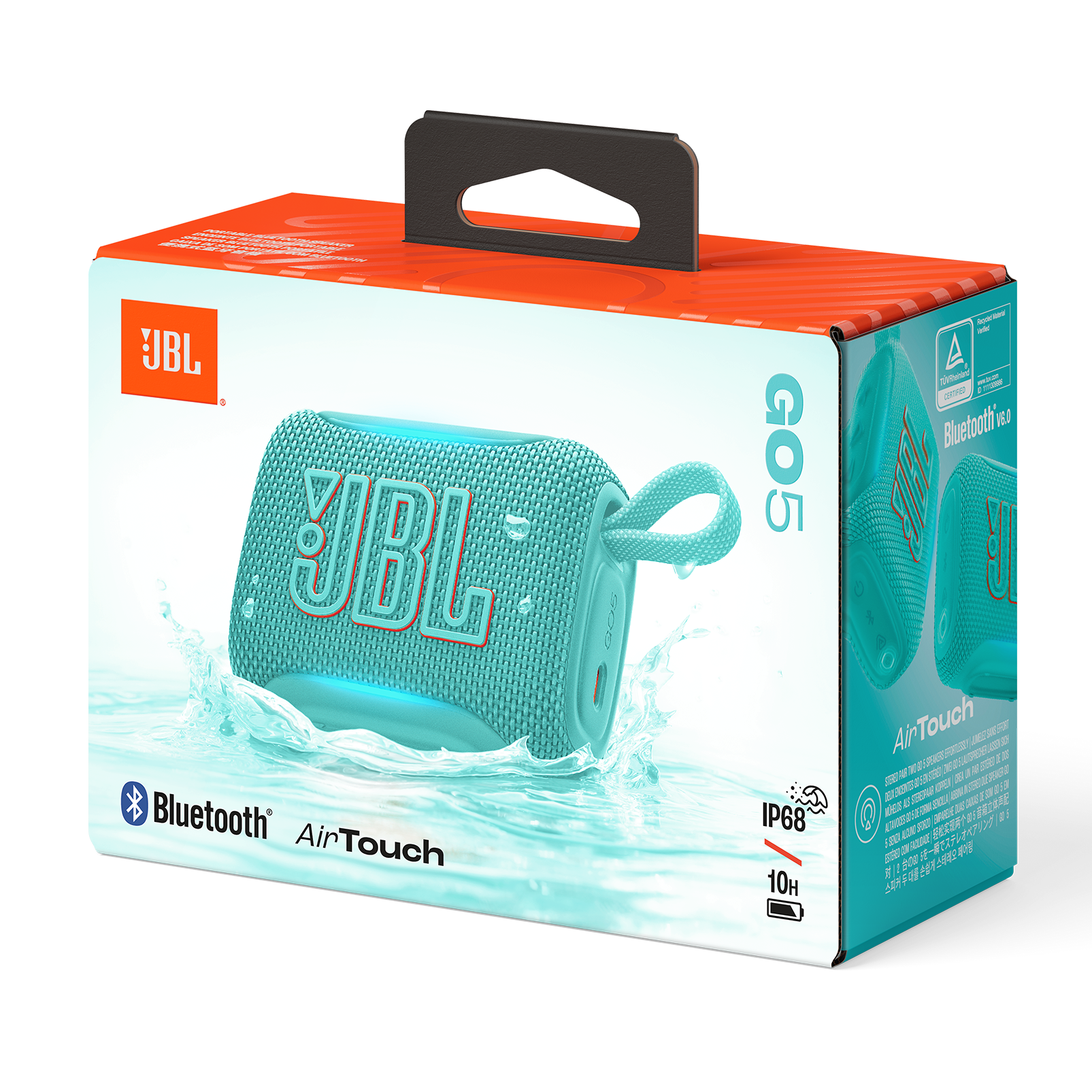 JBL - Go 5 - Ultra-portable waterproof and drop-proof speaker - Teal 36651 - image 1