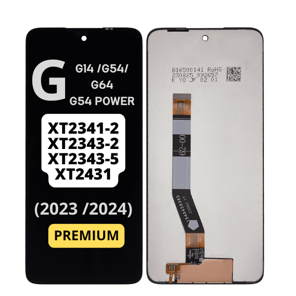 MOTO G14 (XT2341-2 / 2023) / MOTO G54 (XT2343-2 / 2023) / MOTO G54 POWER (XT2343-5 / 2023) / MOTO G64 5G (XT2431 / 2024) LCD ASSEMBLY WITHOUT FRAME 21016 - image 1