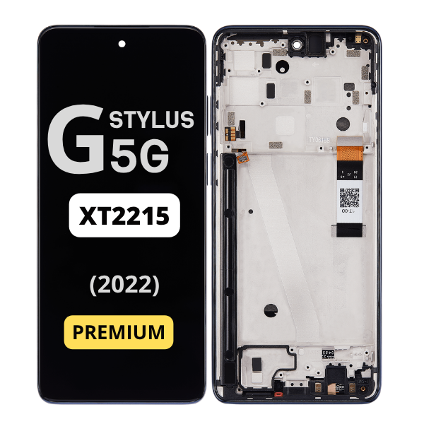 MOTO G STYLUS 5G (XT2215 / 2022) LCD ASSEMBLY WITH FRAME (STEEL BLUE) 7550 - image 1
