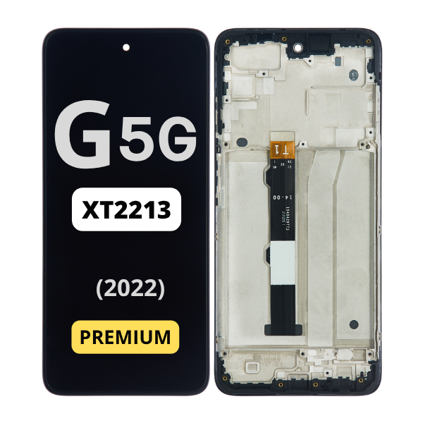 MOTO G 5G (XT2213 / 2022) LCD ASSEMBLY WITH FRAME 5242 - image 1