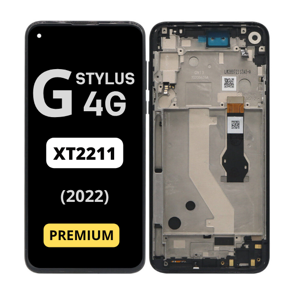 MOTO G STYLUS 4G (XT2211 / 2022) LCD ASSEMBLY WITH FRAME (TWILIGHT BLUE) 7555 - image 1