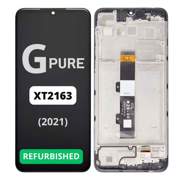 Moto G Pure 2021 (XT2163) - Refurbished LCD Assembly With Frame 5268 - image 1
