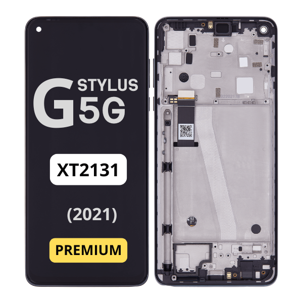 MOTO G STYLUS 5G (XT2131 / 2021) LCD ASSEMBLY WITH FRAME 5279 - image 1