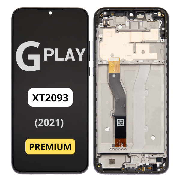 MOTO G PLAY (XT2093 / 2021) LCD ASSEMBLY WITH FRAME 5252 - image 1