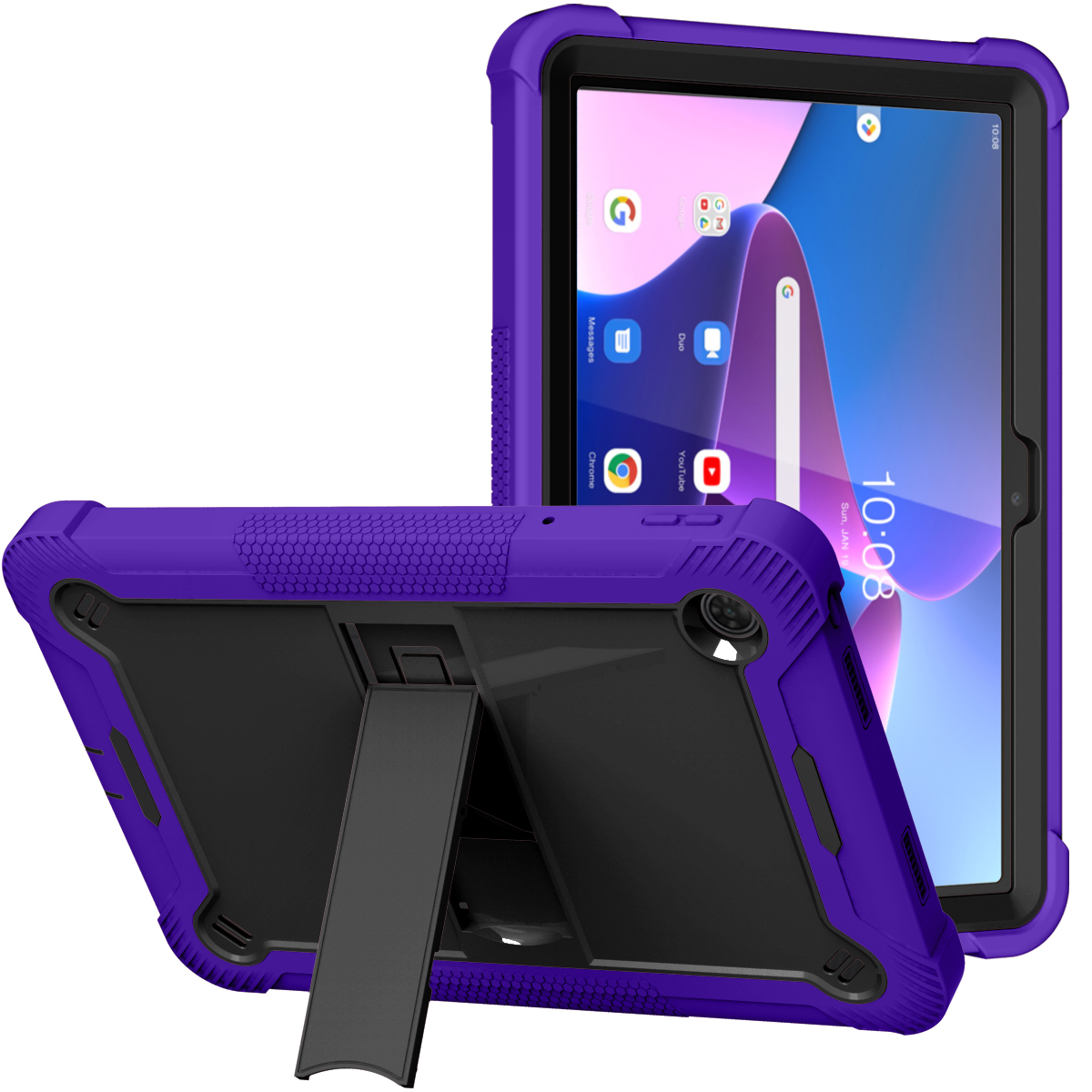 iPad Air 13" (2024/2025) Tongjie A Kickstand Case | Purple/Black 37479 - image 1