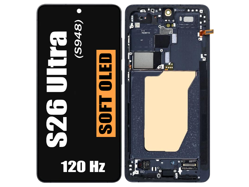 Samsung Galaxy S26 Ultra 5G - OLED Assembly With Frame (120Hz) (Black) 37125 - image 1