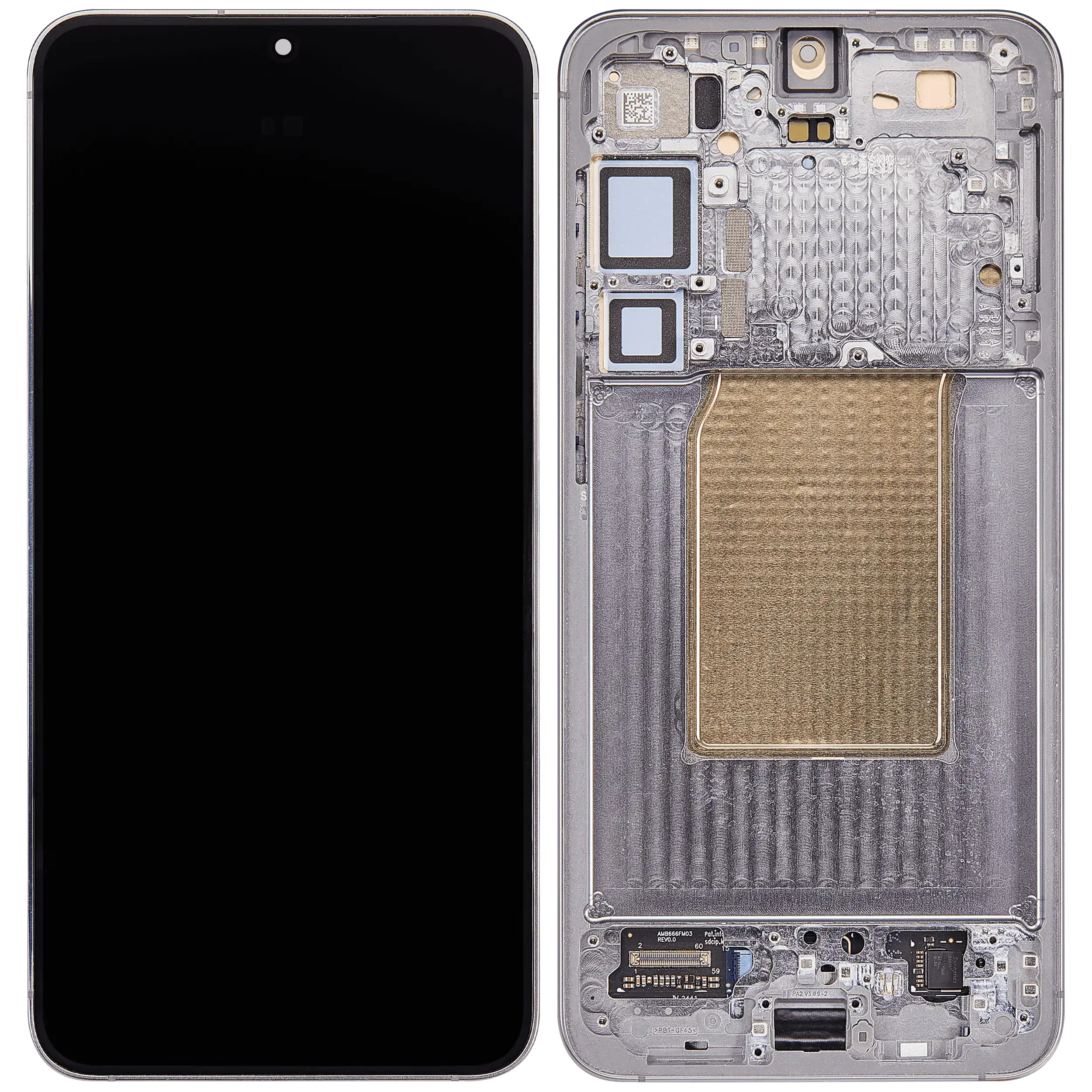 SAMSUNG S25 PLUS LCD WITH FRAME OLED QUALITY (SILVER SHADOW) ( PREMIUM QUALITY ) 36064 - image 1