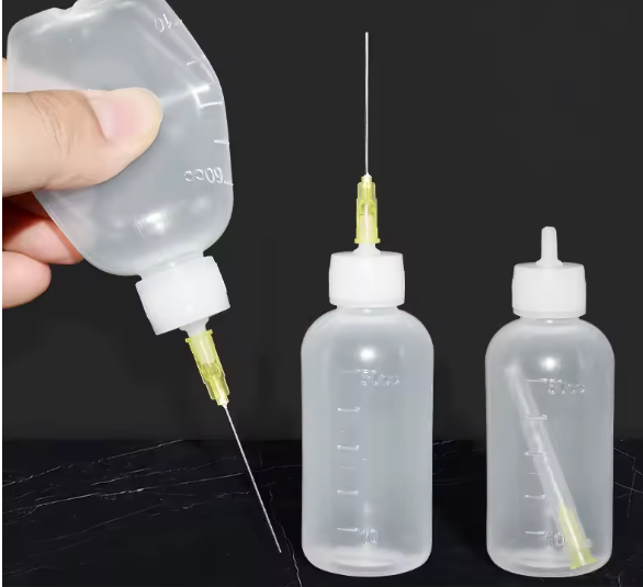 ATL 50ml Plastic Liquid Alcohol Bottle for Dispenser Rosin Solder Flux Paste for Mobile Phone PCB Cleaning Welding Repair 144 - image 1
