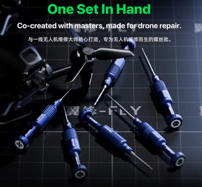 MECHANIC FLY 6-In-1 Specific Screwdriver Drone Repair Tool Kit 16238 - image 1