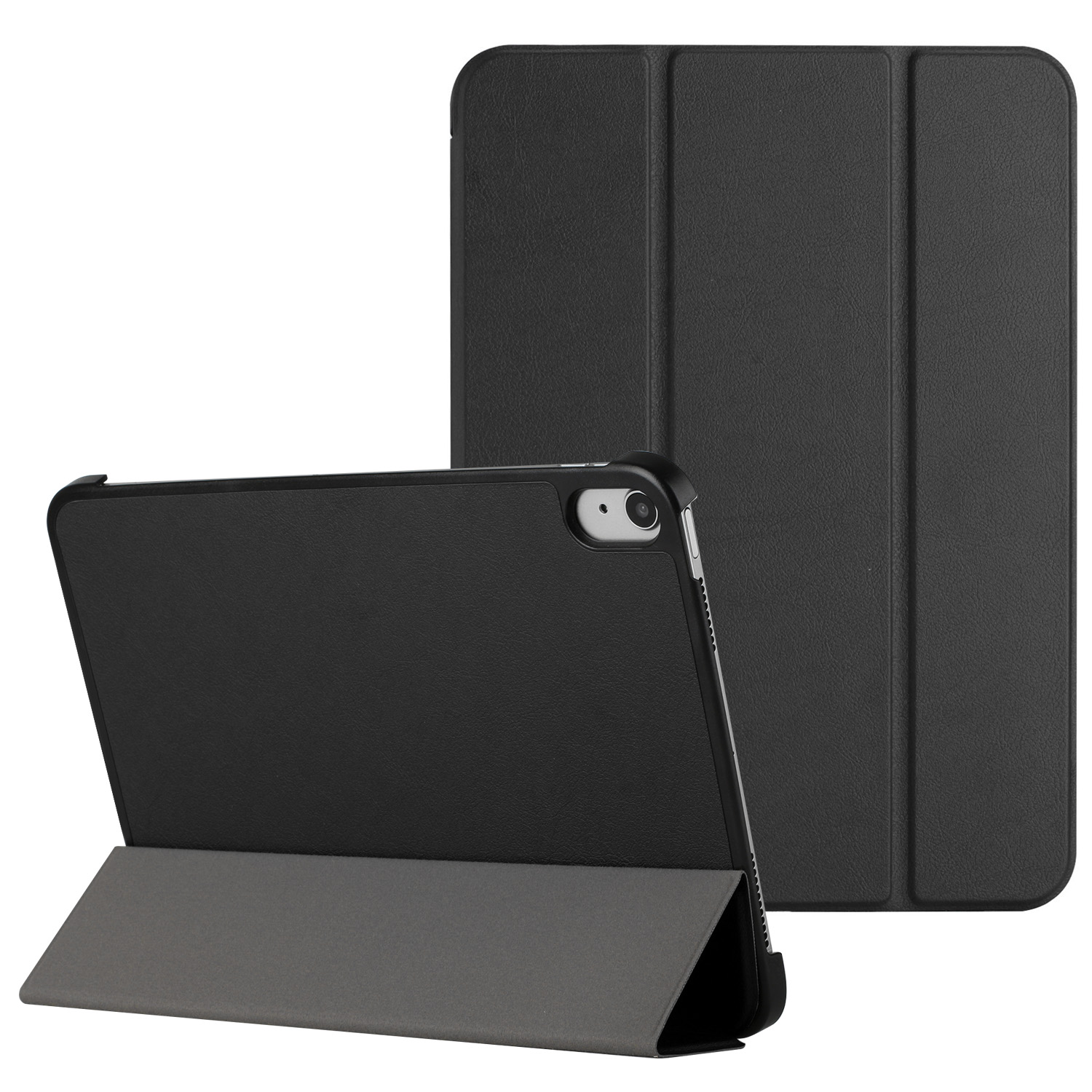 iPad Air 13" 2025/2024 - Trifold Magnetic Closure Pu Leather Case Cover - Black 16730 - image 1