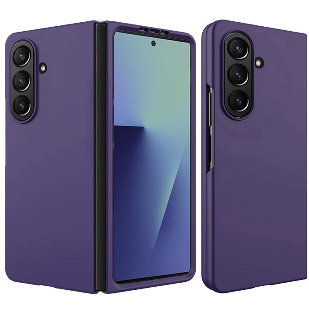 Samsung Z Fold 8 Ultra Flip Snap On Premium Matte Finish Case Cover - Dark Purple 37141 - image 1