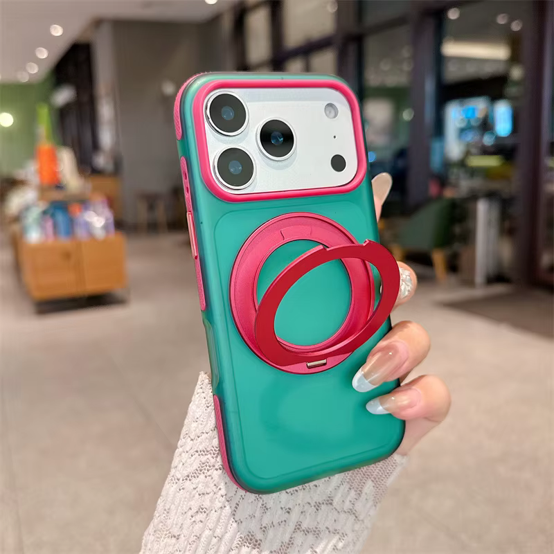iPhone 17 Pro Max Candy Metal 360 Case - Dark green 36881 - image 1