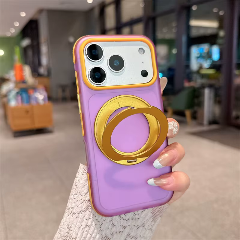 iPhone 17 Pro Max Candy Metal 360 Case - Purple 36882 - image 1