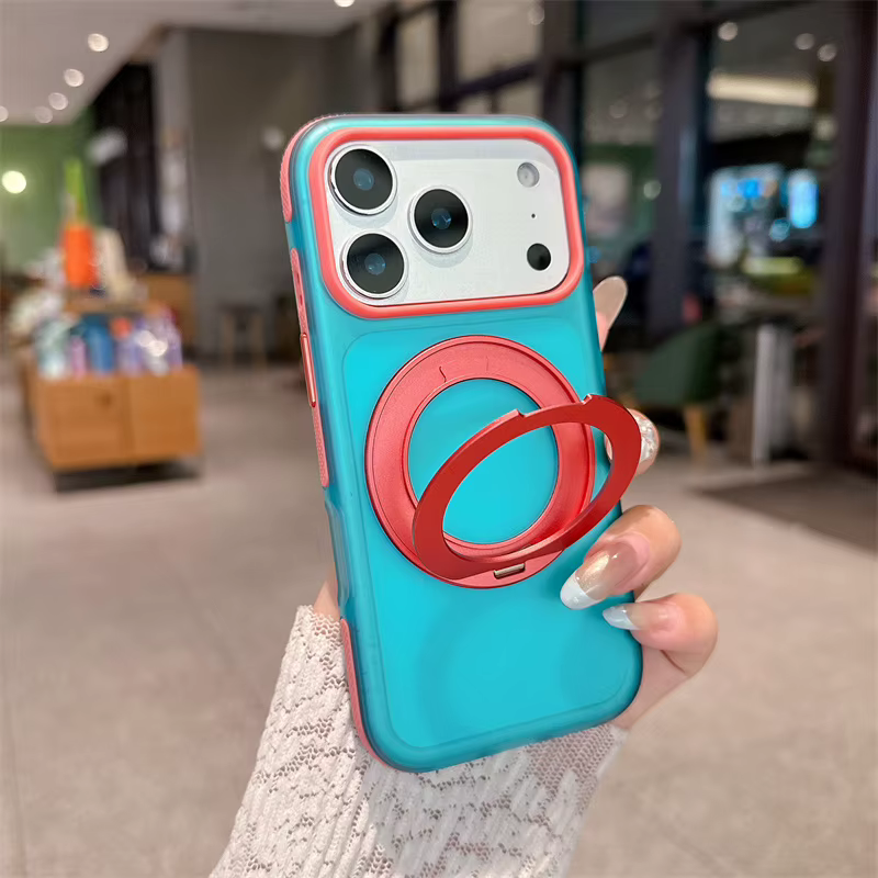 iPhone 13/14/15 Candy Metal 360 Case - Teal green 36880 - image 1