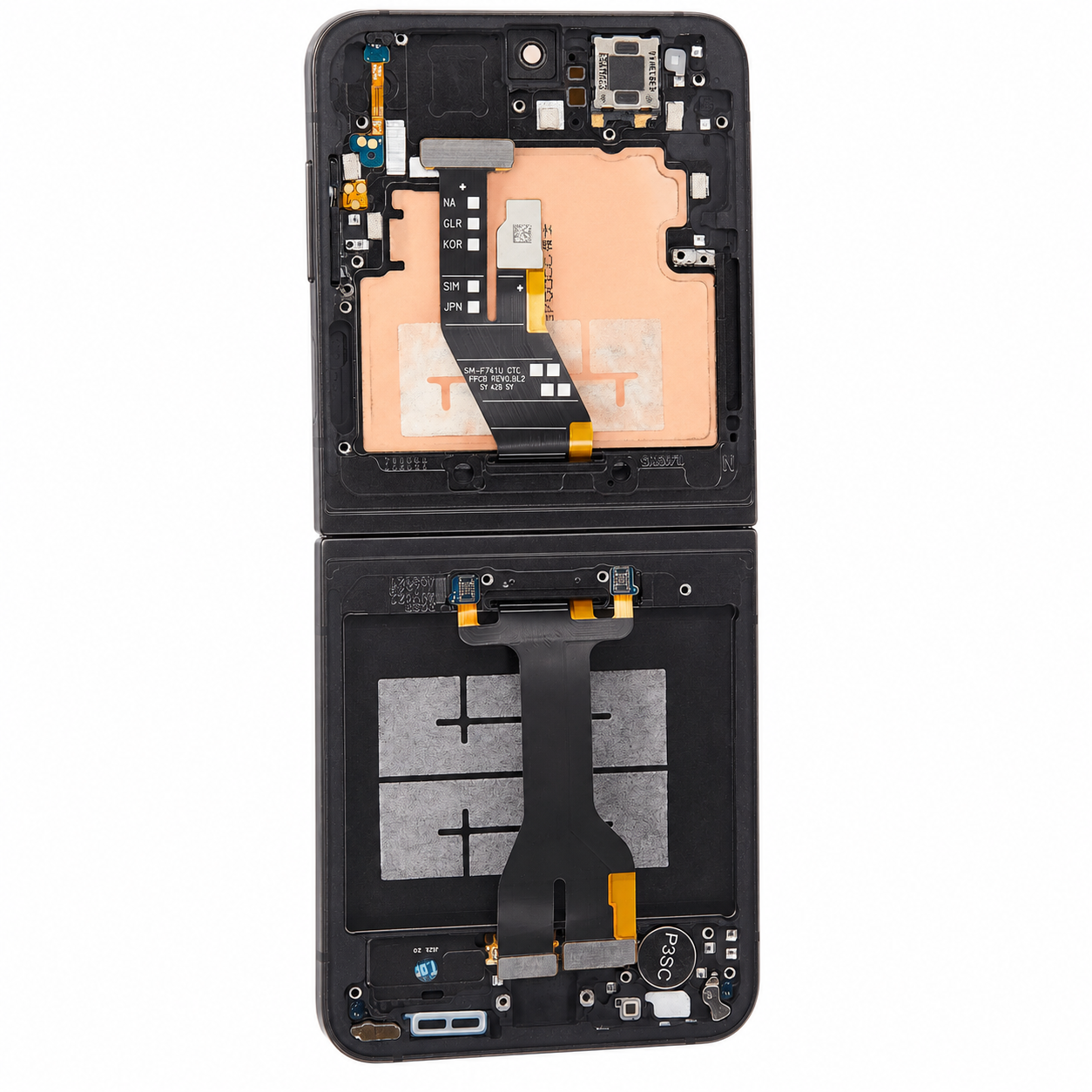 Samsung Z Flip 6 5G - Refurbished Inner LCD Assembly With Frame (Black) 31553 - image 2