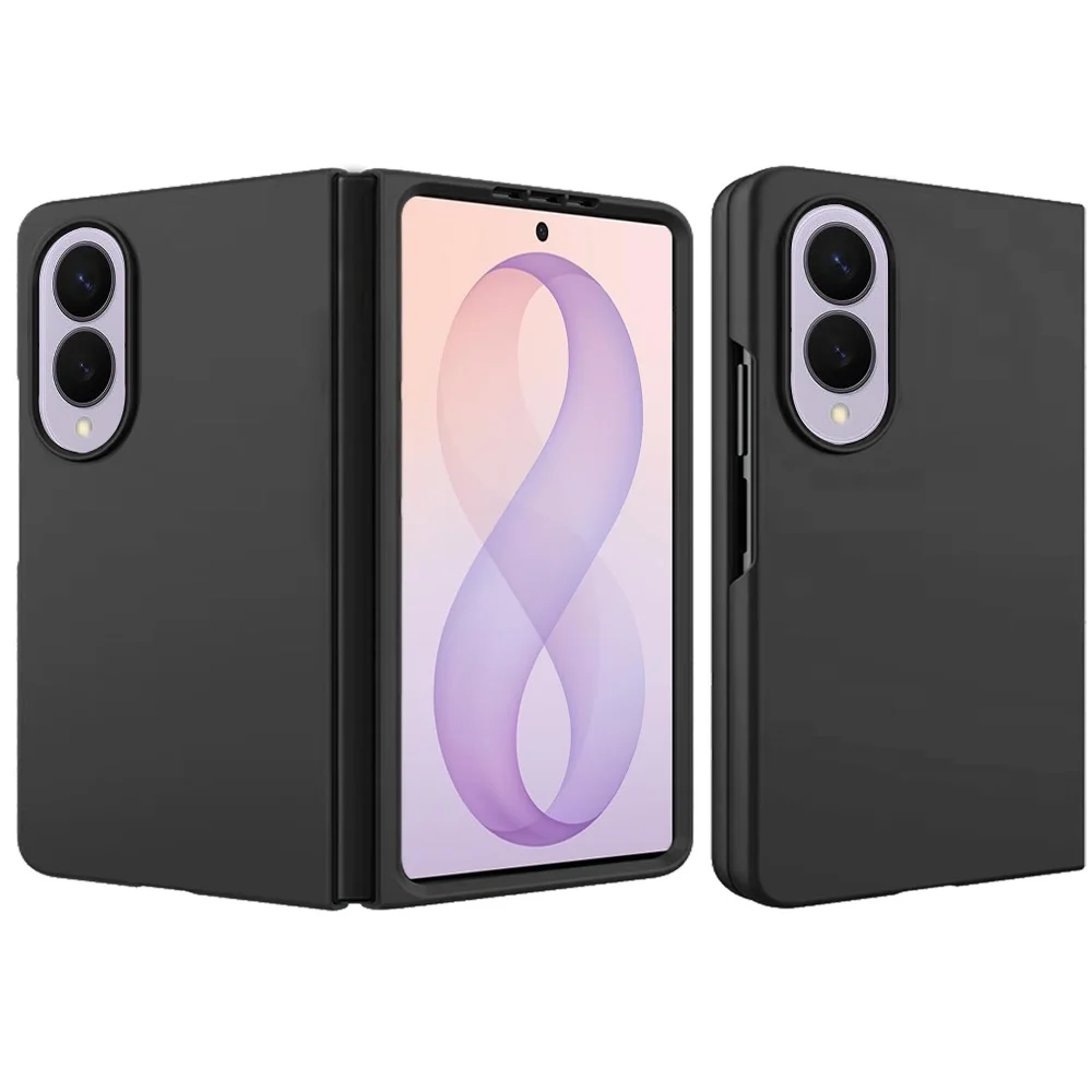 Samsung Z Fold 8 Flip Snap On Premium Matte Finish Case Cover - Black 37392 - image 1