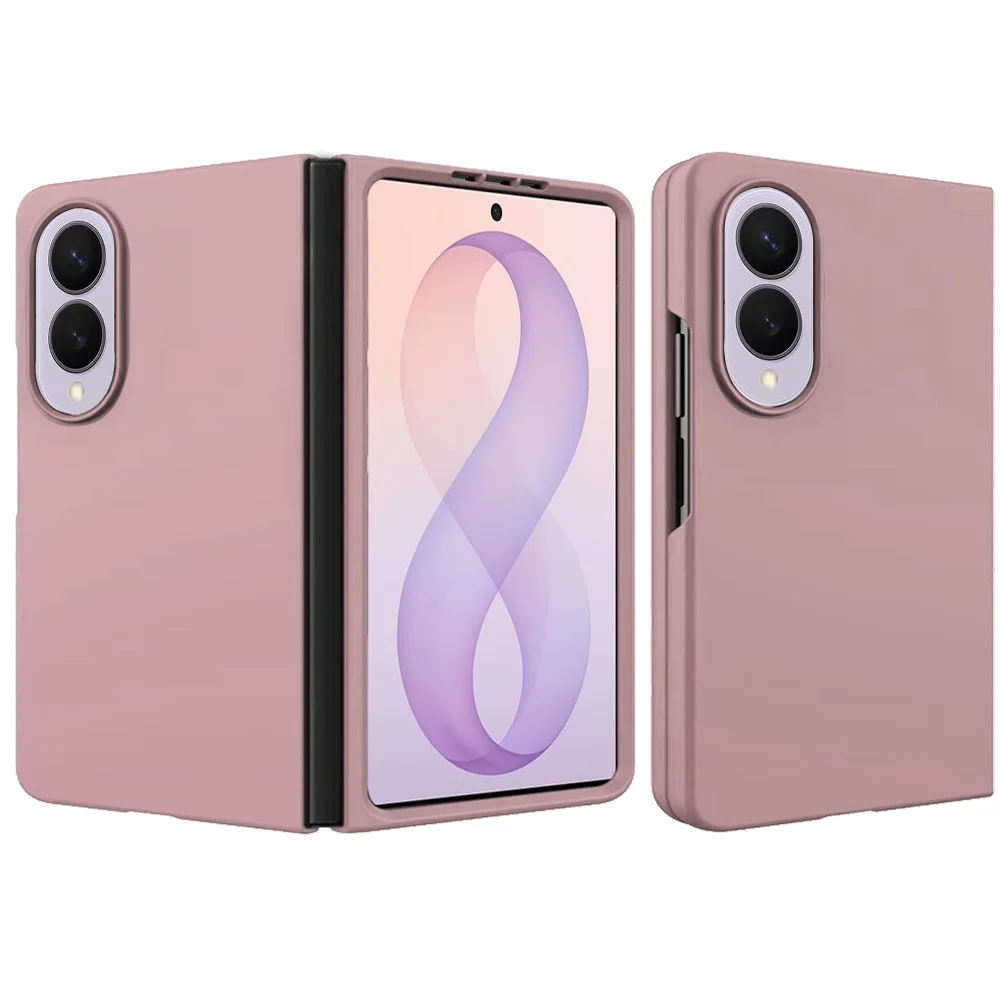 Samsung Z Fold 8 Flip Snap On Premium Matte Finish Case Cover - Rose Gold 37395 - image 1