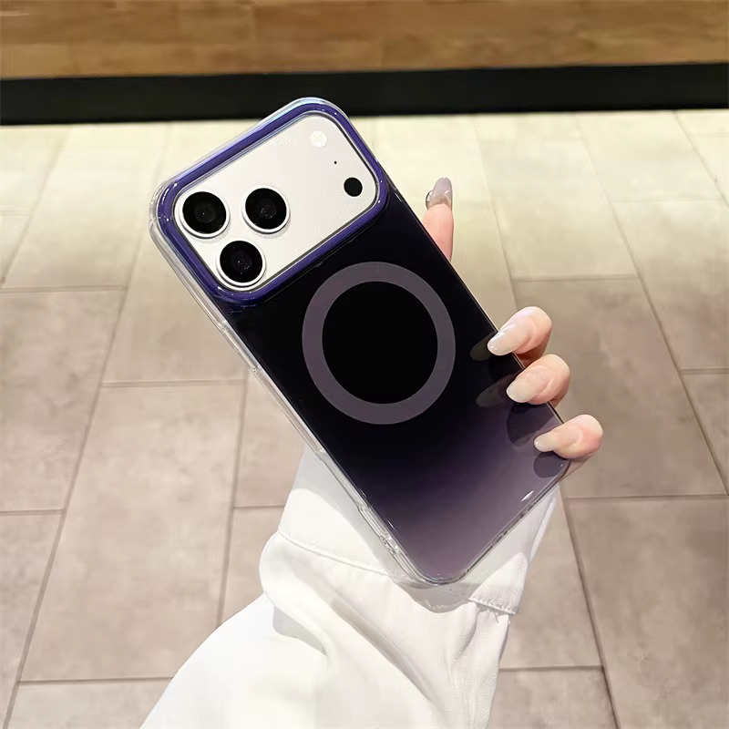 iPhone 12/12 Pro Gradient Flat Magnetic Case - Black 35820 - image 1