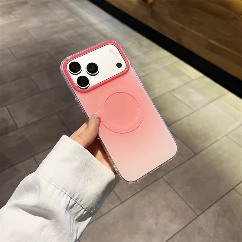 iPhone 11 Gradient Flat Magnetic Case - Pink 35811 - image 1