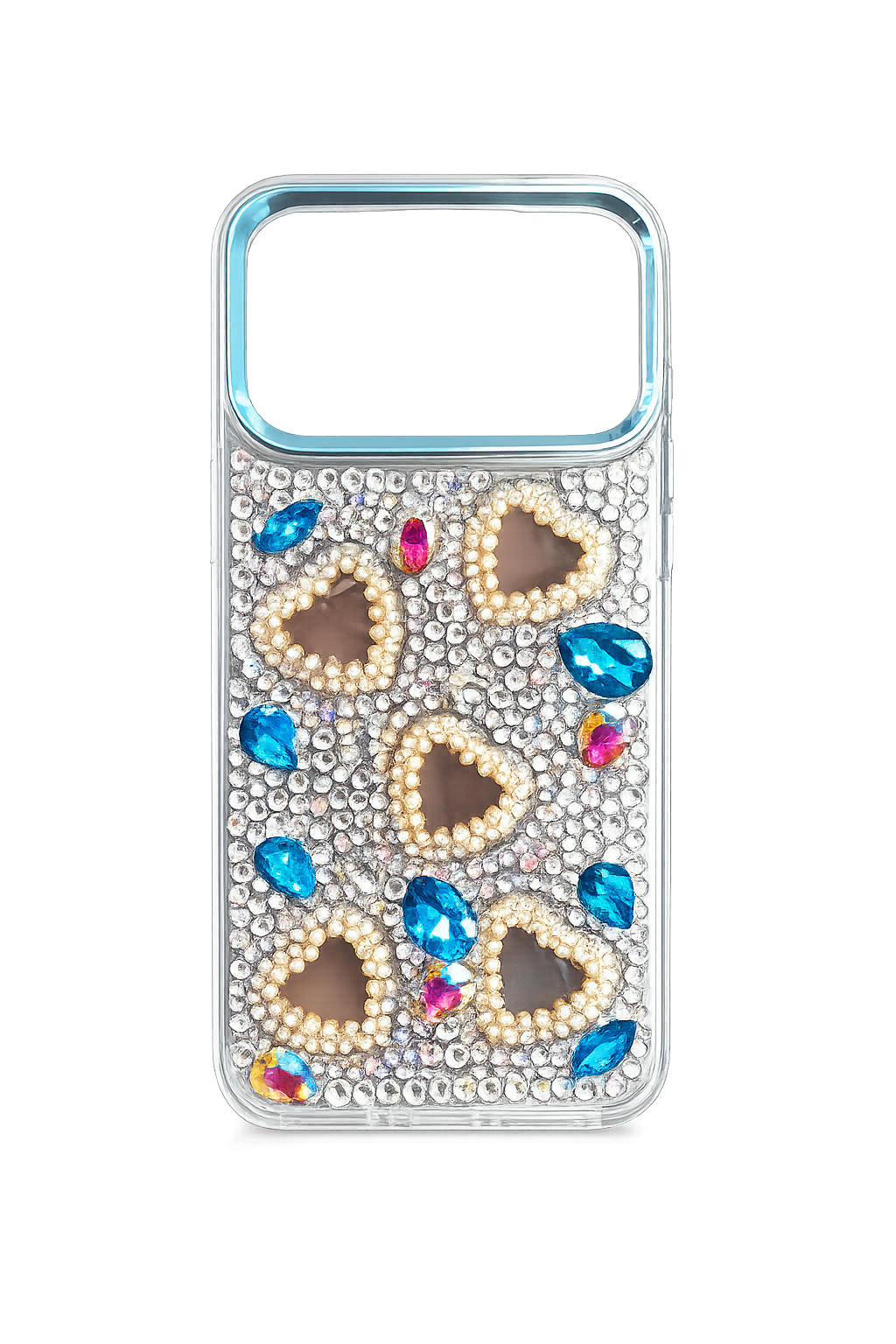 Samsung A17 5G Heart Diamond Case - Blue 37001 - image 1