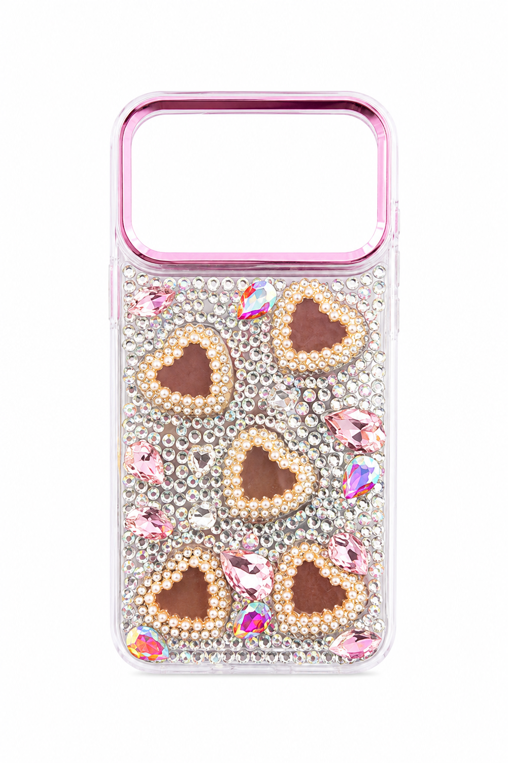 Samsung A17 5G Heart Diamond Case - Pink 36998 - image 1