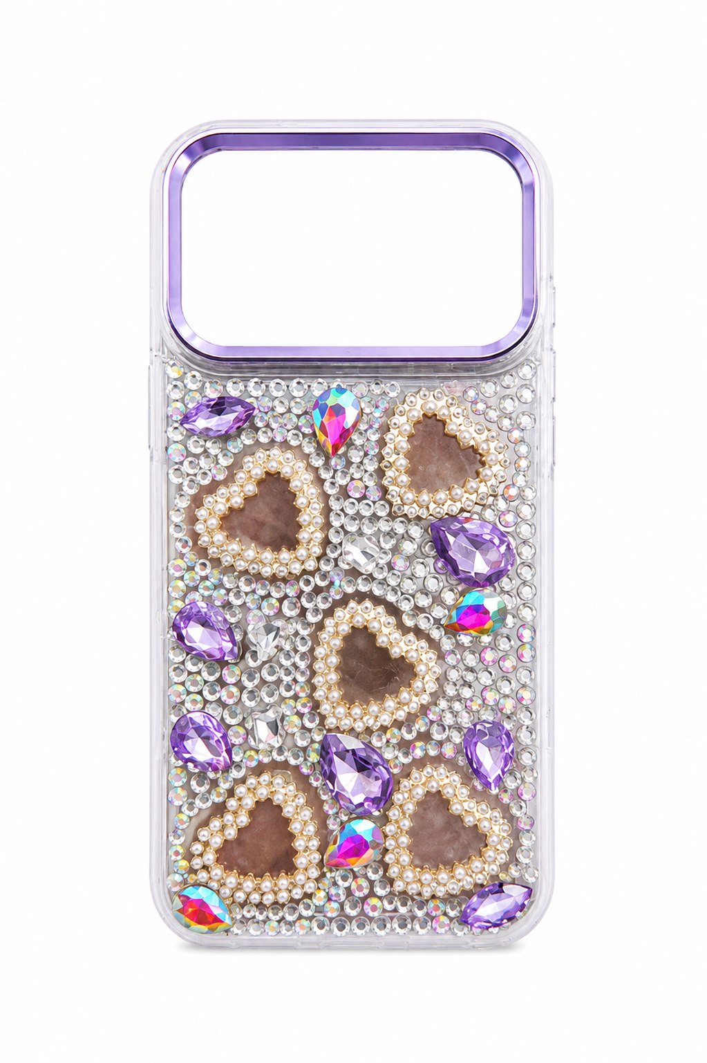 Samsung S26 Ultra Heart Diamond Case - Purple 37027 - image 1