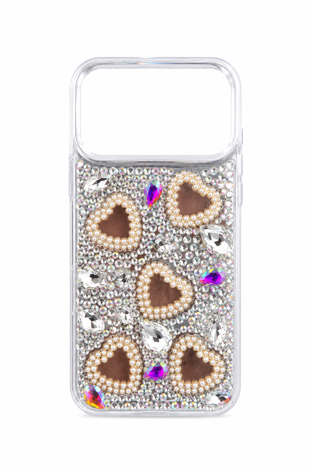 Samsung S26 Ultra Heart Diamond Case - Silver 37024 - image 1