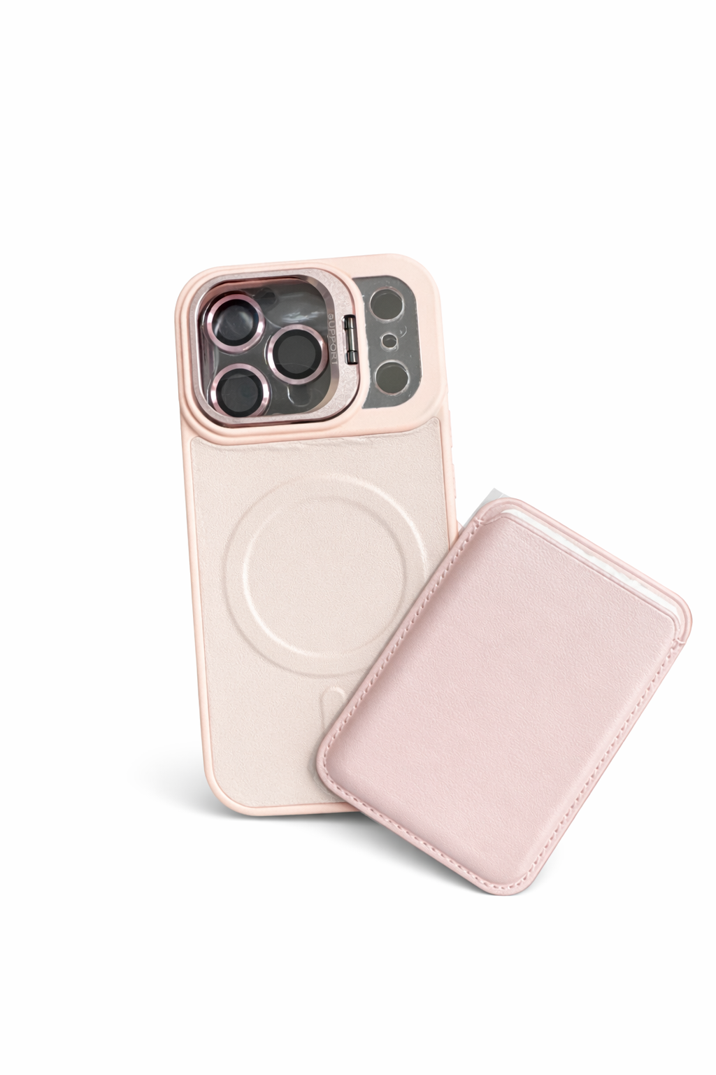 iPhone 16 Pro (Pink) Leather MagSafe Card Pocket Case 36129 - image 1