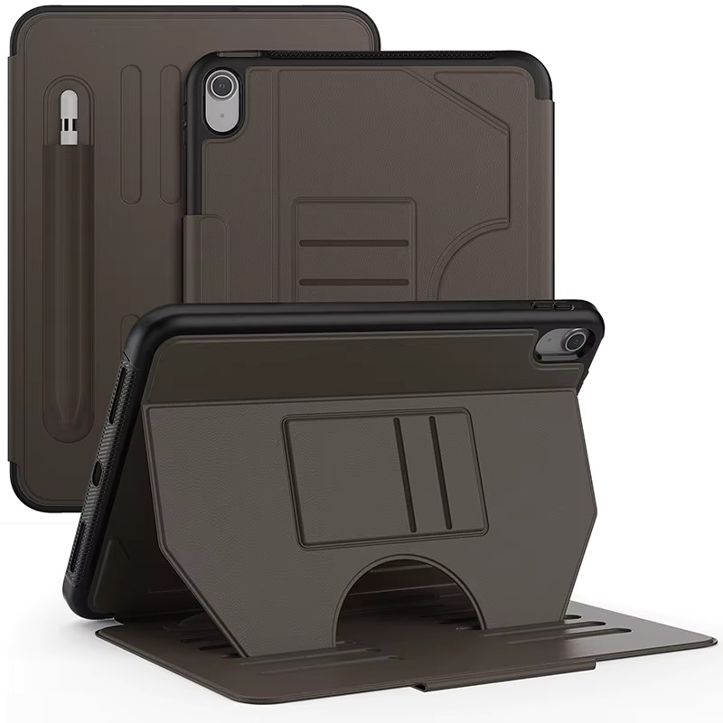 iPad 10.2" 7/8/9 Leather-B Magnetic Foldable Tablet Case | Brown 36072 - image 1