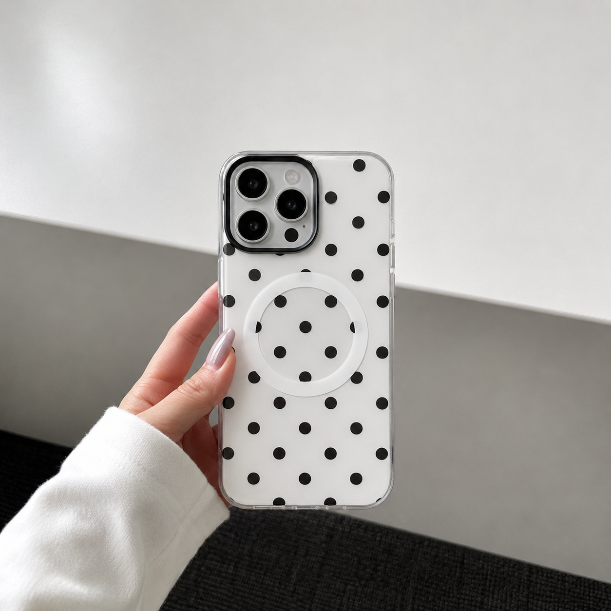 iPhone 16 Pro Max Original Design Flat Magnetic Case - Black 35875 - image 1