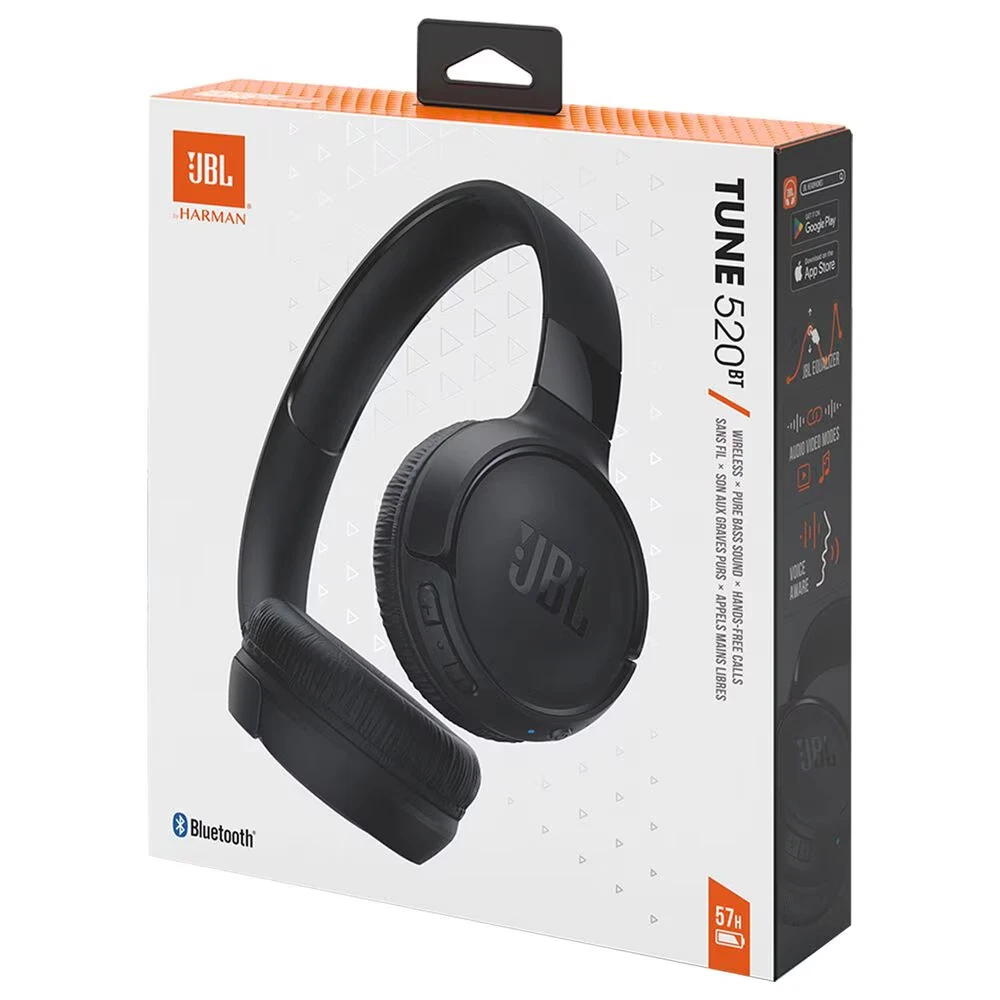JBL Tune 520Bt Wireless Bluetooth Black - (Not authorized for online sale.) 5071 - image 1