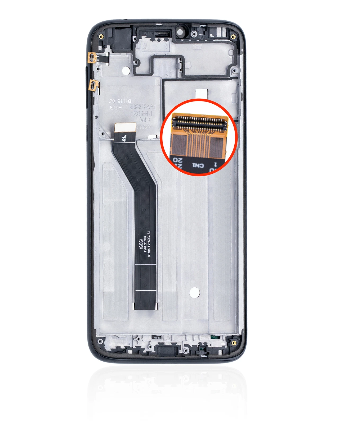 MOTO G7 POWER (XT1955 / 2019)(US VERSION) LCD ASSEMBLY WITH FRAME 5294 - image 2