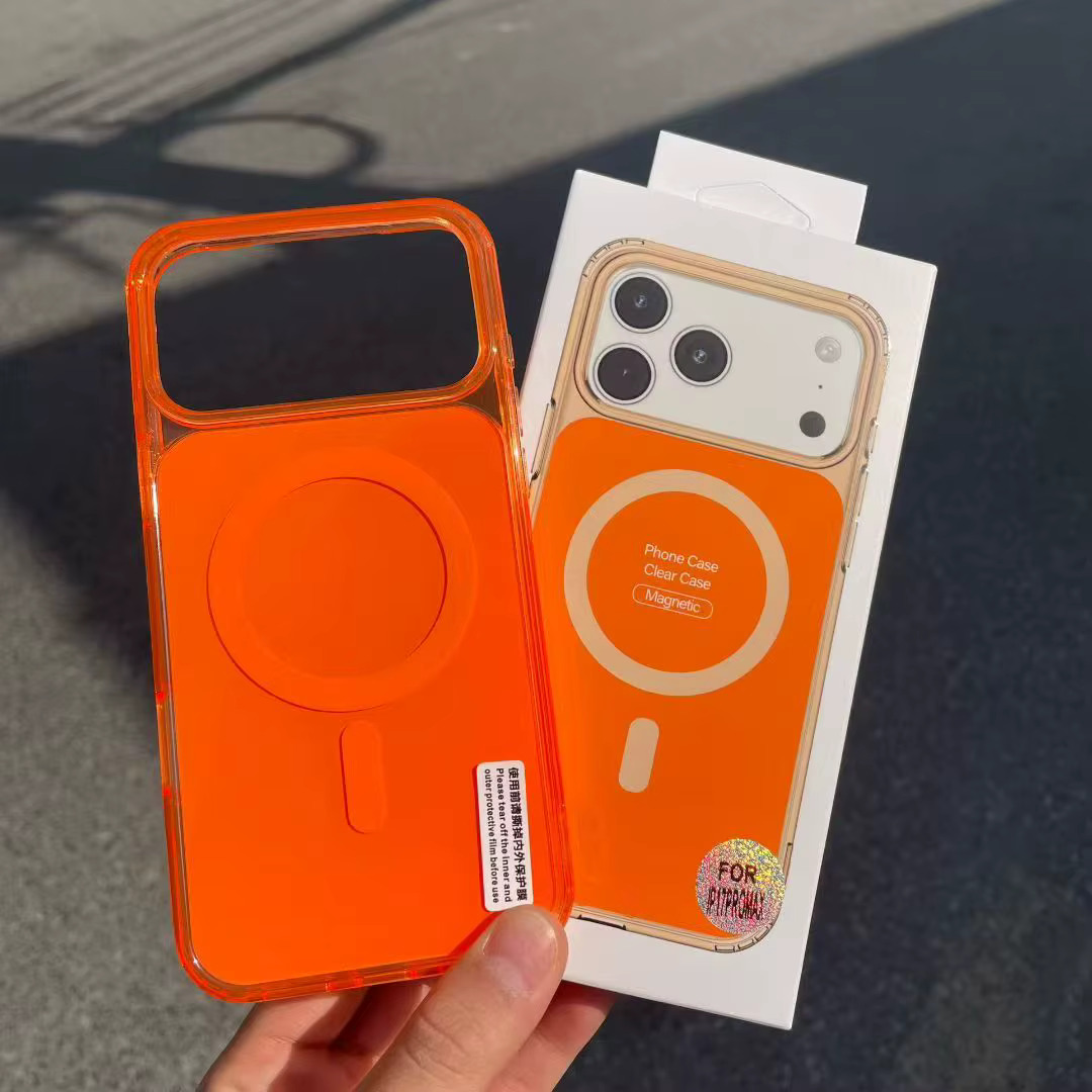 iPhone 17 Pro Max Tinted Clear & Vibrant Case - Orange 35897 - image 1